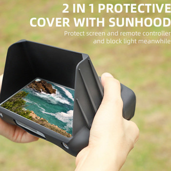 Θήκη από μαλακή σιλικόνη για προστατευτικό κάλυμμα ελεγκτή DJI RC με αξεσουάρ Sunshade Mini 3 Pro