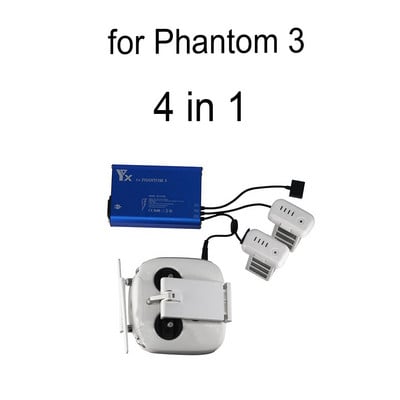 Нов 4 в 1 паралелен захранващ хъб за DJI Phantom 3 Standard Professional Advanced SE Drone Battery Transmitter Charger