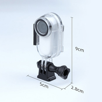 Водоустойчив калъф за Insta360 GO2 Адаптер за монтиране на защитен капак за Insta360 GO 2 Аксесоари за екшън камера