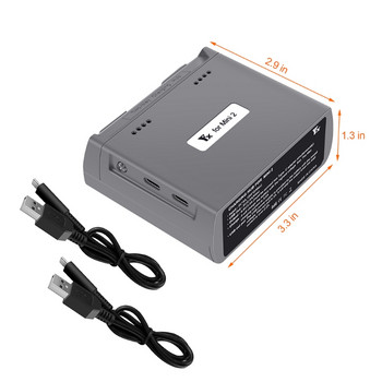 Mini Double-Way Charging Hub Batteries Manager Quick Charge Power Bank Αξεσουάρ Drone Συμβατά για Mavic Mini 2/Mini SE