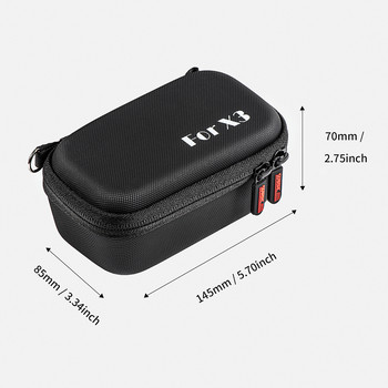 Мини калъф за носене за Insta360 X3 чанта за съхранение EVA удароустойчива твърда чанта за защита на камерата за Insta360 ONE X3