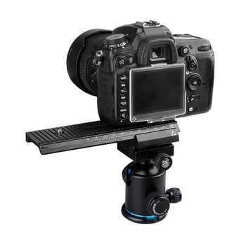 Κράμα αλουμινίου LP-01 2 Way Macro Focusing Rail Slider από κράμα αλουμινίου για ψηφιακή SLR κοντινή λήψη φωτογραφίας ισχύει