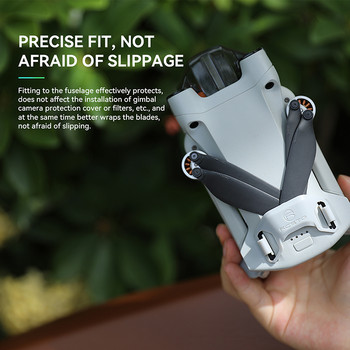 Капачка на кардана на обектива Витла Фиксирана скоба Защитен капак за аксесоари за дрон dji mini 3 pro