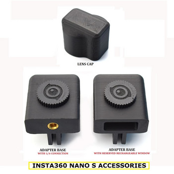 Insta360 Nano S πανοραμική κάμερα λιθίου βάσης καπάκι φακού βάσης προσαρμογέα διασύνδεσης 1/4 μη γνήσια αξεσουάρ