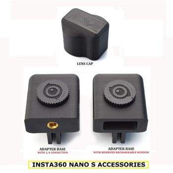 Insta360 Nano S πανοραμική κάμερα λιθίου βάσης καπάκι φακού βάσης προσαρμογέα διασύνδεσης 1/4 μη γνήσια αξεσουάρ