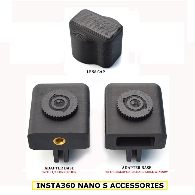 Insta360 Nano S panoramski fotoaparat baza litijske baterije poklopac objektiva baza adaptera 1/4 sučelje neoriginalni dodaci