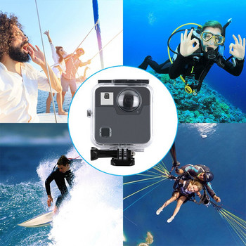 45M подводен водоустойчив калъф за GoPro Fusion 360° камера Аксесоари Калъфи за гмуркане Защитен корпус за гмуркане