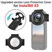 Insta360 X3 ragadós lencsevédők Insta 360 X3 lencsevédő sapkához, prémium kameraborító edzett üvegvédő tartozék