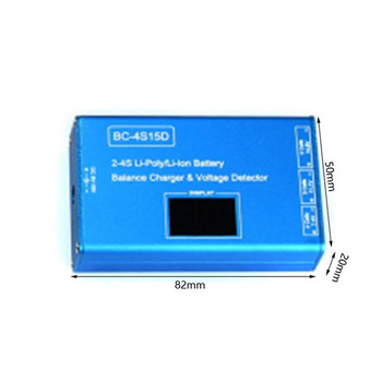 Μπαταρία BC-4S15D Φορτιστής λιθίου Lipo Balance Ανιχνευτής τάσης LCD Ψηφιακή οθόνη Φορτιστής ισορροπίας για μπαταρία 2S 3S 4S RC