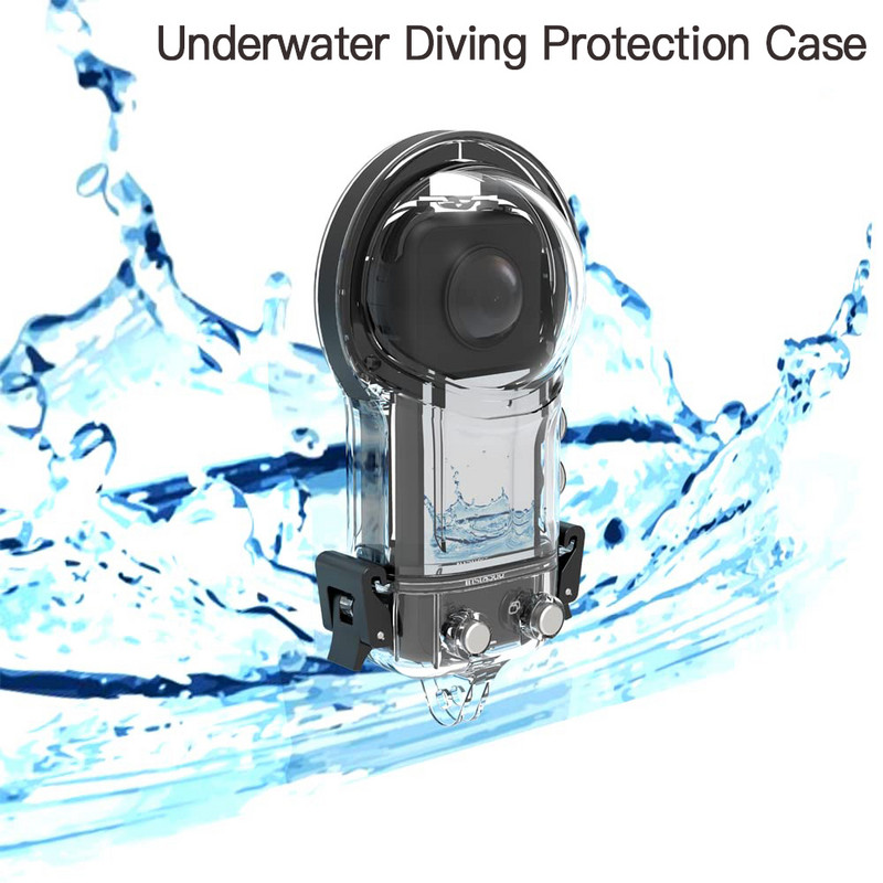 Dive Case za Insta360 X3 Vodootporni poklopac kućišta za Insta 360 X3 Podvodni zaštitnik Ronilačka torbica za fotoaparat Dodaci