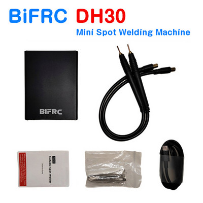 BIFRC Spot Welder DH30 Mini ponthegesztőgép gyorskioldó tollal nikkellemezzel 18650 akkumulátoros hegesztéshez