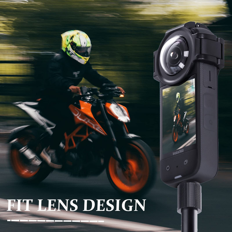 Objektiivi kaitse Insta360 X3 kriimustusvastane kaitsekate Insta 360 X3 objektiivi tolmukindel karastatud klaasi kaitse tarvik