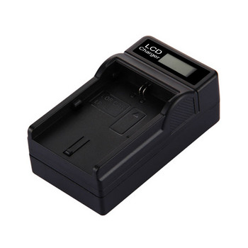 Φορτιστής μπαταρίας ψηφιακής φωτογραφικής μηχανής Οθόνη LCD LP-E6 Standard Dock Charger Quick Charge 1A Battery Recognition Battery Wakeup