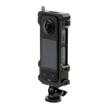 Προστατευτικό πλαίσιο για Insta360 One X3 Expansion Μεταλλικό Κλουβί Στήριγμα περιβλήματος με προσαρμογέα για Insta 360 X3 Action/Πανοραμική κάμερα