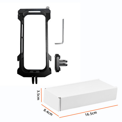 Védőkeret Insta360 One X3 bővítő fémháztartó házhoz, adapterrel Insta 360 X3 akció/panoráma kamerához