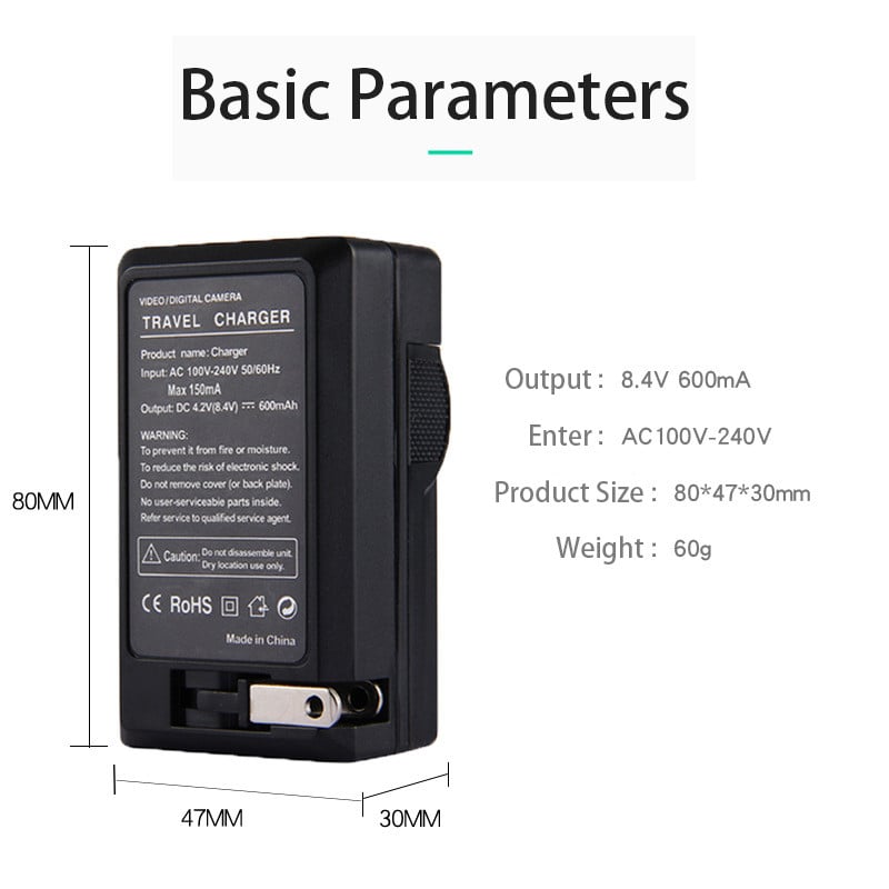 Pribor za fotoaparate Punjač za digitalne fotoaparate EN-EL15 Jedan punjač prikladan za Nikon EL15A Američki standardni punjač sklopivi