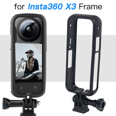Carcasă pentru cadru de protecție pentru Adaptor pentru trepied Insta360 X3 Carcasă rezistentă la șocuri pentru Adaptor de expansiune Insta 360 X3 Accesorii pentru suport
