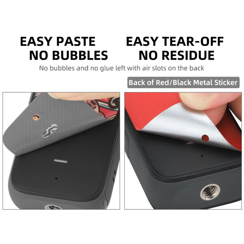 Za Insta360 X3 naljepnica Vodootporna učinkovita zaštita Poklopac otporan na ogrebotine PVC naljepnica za INSTA360 X3 akcijsku kameru