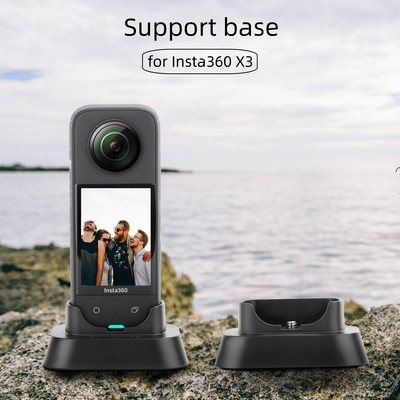 Zvislá základňa pre stolnú kameru Insta 360, odolná voči nečistotám a poškriabaniu, ľahko inštalovateľné príslušenstvo pre panoramatické kamery