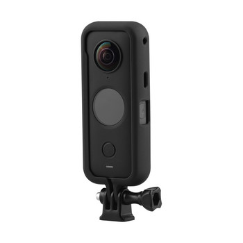 Защитна рамка за Insta360 One X2 Cameras Разширителна рамка със студена обувка за камера Вертикален държач за клетка Монтаж на адаптер за One X2