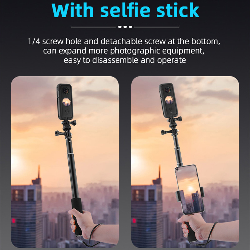 Zaštitni okvir za Insta360 One X2 kamere Ekspanzijski okvir s hladnom cipelom kamere Vertikalni držač kaveza Adapter za pričvršćivanje za One X2