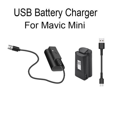 USB greitasis įkroviklis, skirtas DJI Mavic Mini Drone Baterijos įkrovimo stebulės nešiojamasis įkroviklis Type-C prievado kabelio priedai