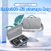 Torba za nošenje Kofer za kameru Insta360 X3 PU Vodootporna, tvrda torba, otporna na udarce Torbe za rame za Insta360 One X3 Dodaci
