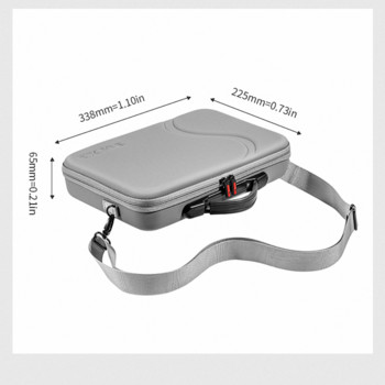 Βαλίτσα μεταφοράς για Insta360 X3 Camera PU Αδιάβροχη αντικραδασμική σκληρή τσάντα τσάντα ώμου για αξεσουάρ Insta360 One X3