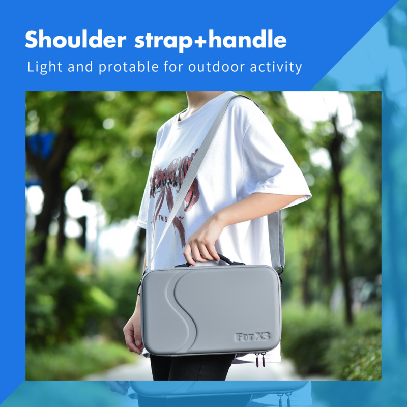 Torba za nošenje Kofer za kameru Insta360 X3 PU Vodootporna, tvrda torba, otporna na udarce Torbe za rame za Insta360 One X3 Dodaci