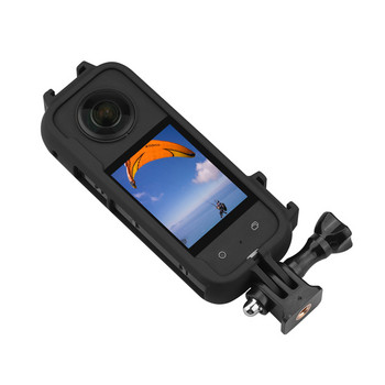 Защитна рамка за Insta360 One X3 Разширителна клетка Монтаж на корпуса с адаптер за Insta 360 X3 Action панорамна камера