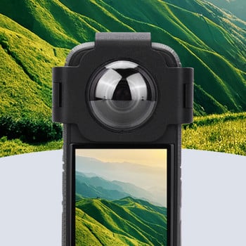 Κάλυμμα φακού για Insta360 ONE X3 Προστατευτικό κάλυμμα φακού Προστατευτικό κάλυμμα σώματος Προστατευτικό κάλυμμα φακού Προστατευτική θήκη για εξαρτήματα Insta 360 X3