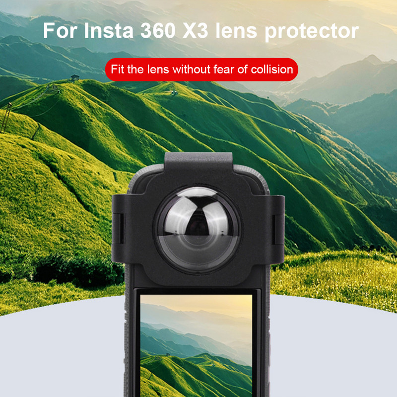 Capac lentilă pentru Insta360 ONE X3 Capac de protecție a lentilei Capacul corpului Protector Husă de protecție rezistentă la praf pentru Accesorii Insta 360 X3