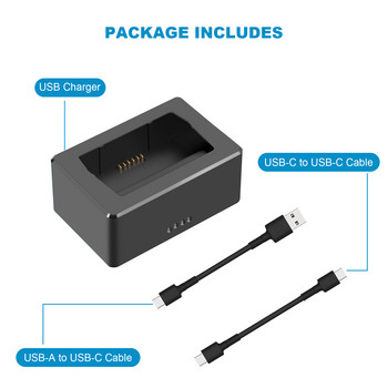 Батерия за дрон QC 3.0 Бързо зарядно устройство Бързо зареждане USB зареждане за DJI Mavic Mini 3 Pro Drone USB бързо зарядно устройство с кабел за зареждане