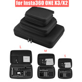 Insta360 ONE X3/X2 hoiukoti kandekott Kokkupõrkevastane käekott Kaasaskantav panoraamkaamera tarvikud