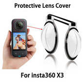 Capac de protecție pentru lentile Insta 360 X3 Capac de protecție impermeabil, lipicios, cu două lentile, pentru accesorii de protecție a camerei Insta 360 ONE X3