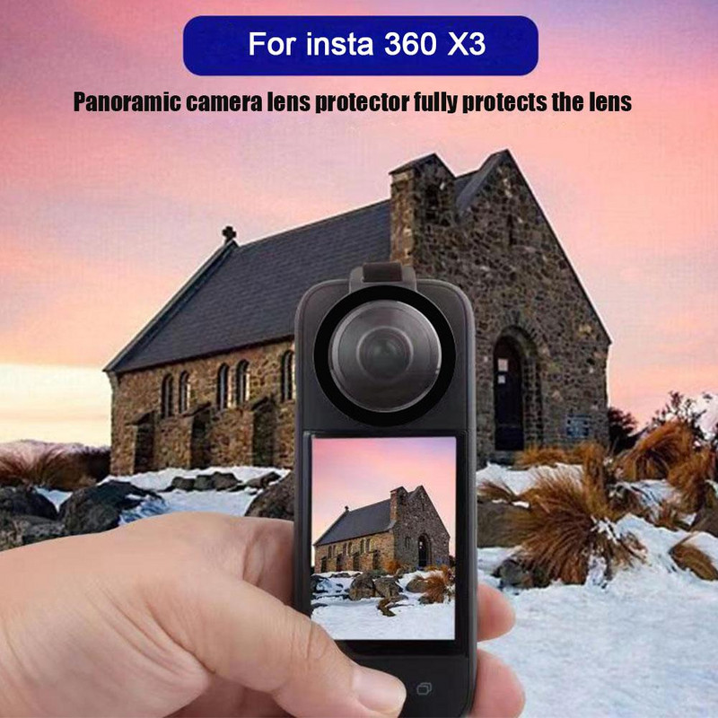 Capac de protecție pentru lentile Insta 360 X3 Capac de protecție impermeabil, lipicios, cu două lentile, pentru accesorii de protecție a camerei Insta 360 ONE X3