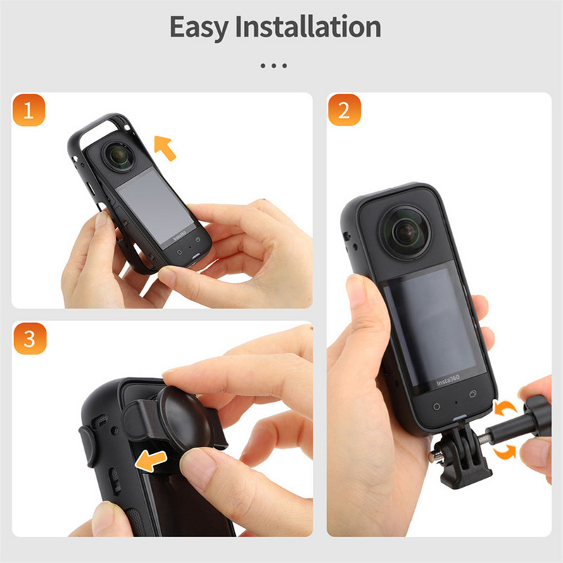 Pentru Insta360 One X3 Cadru de protecție Cameră de acțiune Cadru din plastic pentru Accesorii pentru capacul obiectivului Insta360 X3