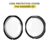 Objektyvo apsauginis dangtelis, skirtas Insta360 X3 nuo įbrėžimų apsaugantis nuo susidūrimo objektyvo apsaugos Panoraminės kameros objektyvo apsaugos priedai