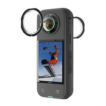 Προστατευτικό κάλυμμα φακού για Insta360 X3 Anti-Scratch Anti-Collision Lens Guards Πανοραμική κάμερα Αξεσουάρ προστατευτικού φακού