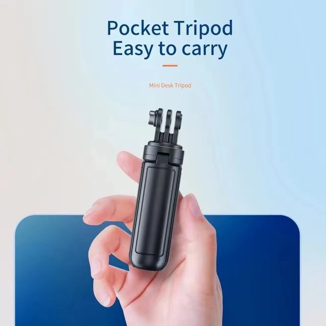 FHX-21D DJI Action 2 Mini Selfie tyč, výsuvný stabilný statív, 1/4 skrutka pre GoPro Hero 10 9 Insta360 ONE X2 X kamery