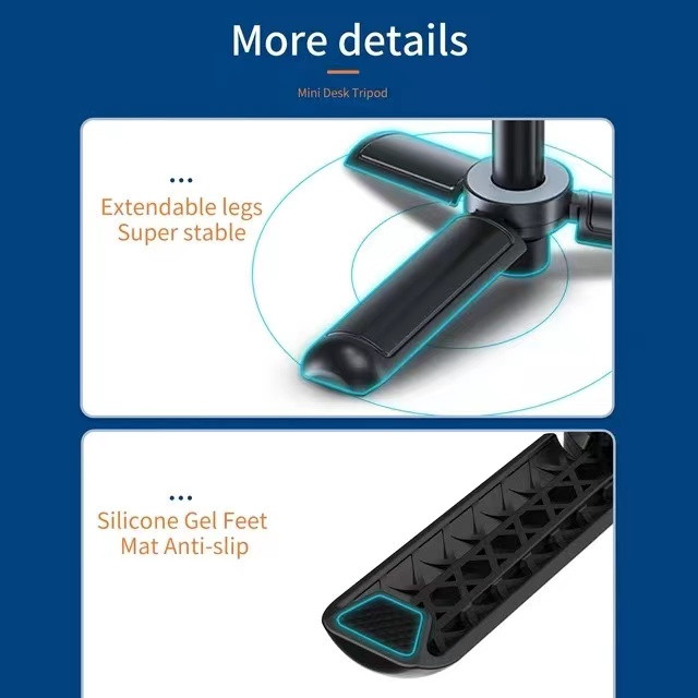 FHX-21D DJI Action 2 Mini Selfie tyč, výsuvný stabilný statív, 1/4 skrutka pre GoPro Hero 10 9 Insta360 ONE X2 X kamery