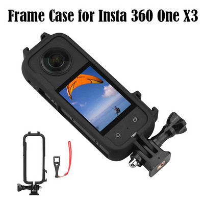 Θήκη πλαισίου για Insta 360 One X3 Αξεσουάρ Βάση προσαρμογέα προστατευτικής θήκης πλαισίου για Insta360 X3 Action Camera Protection