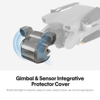 Για DJI Mini 3 Gimbal Protective Cover Αισθητήρας κάμερας Αντιχαρακτηριστικό Ενσωματωμένο προστατευτικό κάλυμμα Κάλυμμα φακού Drone