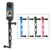 Insta360 jaoks One X X2 X3 alumiiniumsulamist selfie pikendusvars, pikendatud varda kiivri kinnitusadapter Panoraamkaamera tarvikud