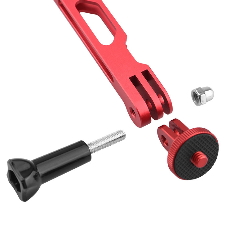 Insta360 jaoks One X X2 X3 alumiiniumsulamist selfie pikendusvars, pikendatud varda kiivri kinnitusadapter Panoraamkaamera tarvikud