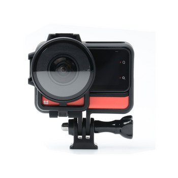 За insta360 one rs защитна рамка за екшън камера + надградено защитно огледало, удароустойчиво и против падане