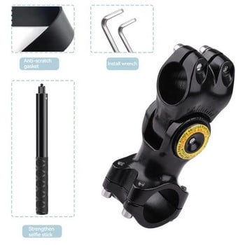 Fhx-33A Για Insta360 X3 Στήριγμα μοτοσικλέτας για Gopro Hero 11 Mini Camera Bike Handlebar Συνέχεια Σταθερή βάση για Insta360