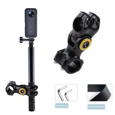 Fhx-33A, skirtas Insta360 X3 motociklo laikiklis, skirtas Gopro Hero 11 mini fotoaparato dviračio vairo svirties fiksuotas stovas, skirtas Insta360