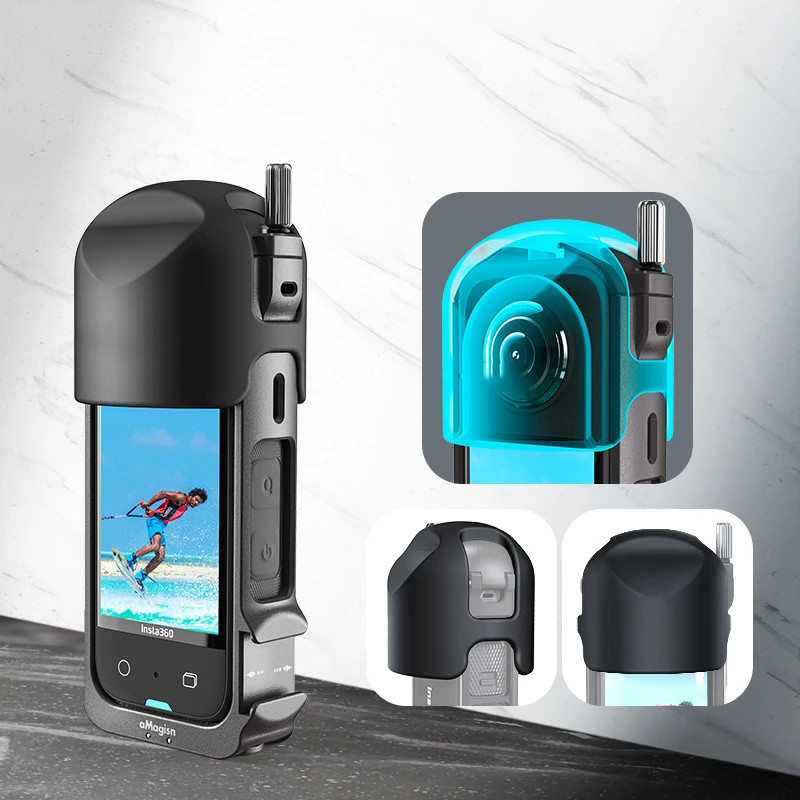 Za Insta360 X3 Zaštitni poklopac objektiva Kavez s metalnim okvirom Zaštitni poklopac otporan na prašinu Za Insta360 X3 Dodaci za zaštitni okvir