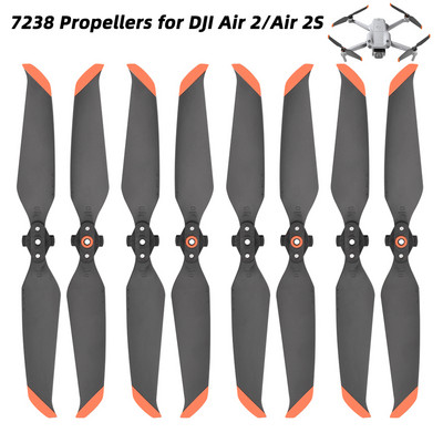 Έλικες Quick Release 7238 για DJI Air 2S/Mavic AIR 2 Props Paddle Blade χαμηλού θορύβου Ανταλλακτικό ανεμιστήρα φτερού Διαθέσιμο Αξεσουάρ